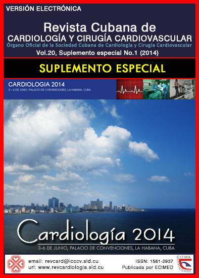 SUPLEMENTO ESPECIAL No.1:VIII Congreso Cubano de Cardiología